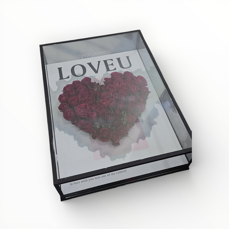 LOVEU Signature Rose Heart Box